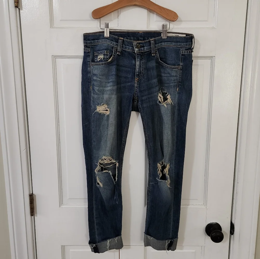 Rag & Bone Dre Capri Denim - Picture 3 of 7